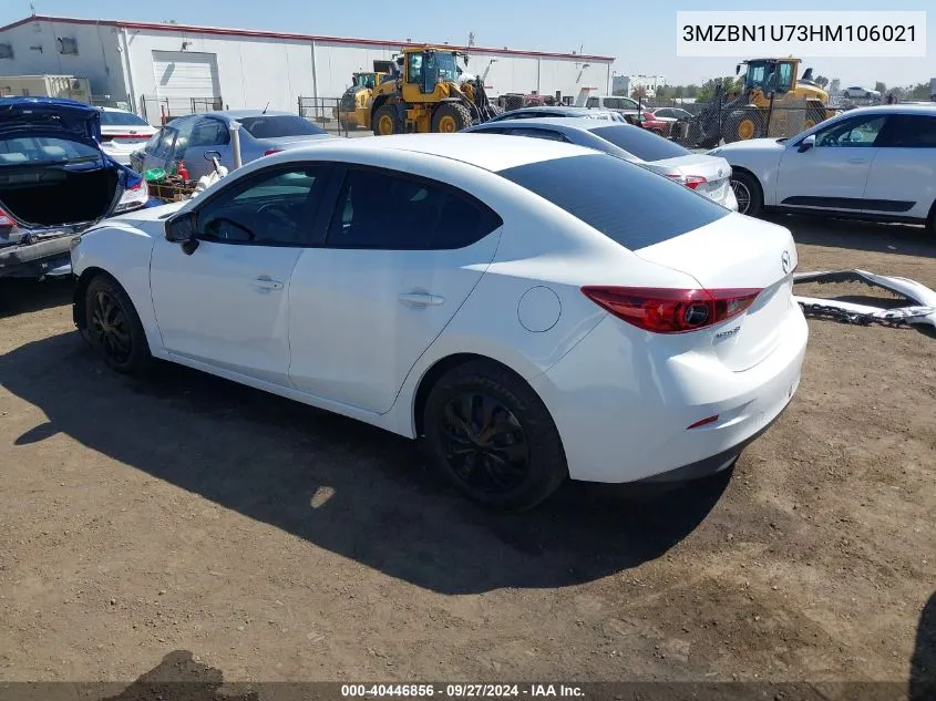 3MZBN1U73HM106021 2017 Mazda Mazda3 Sport