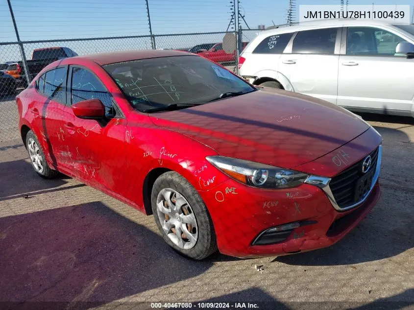 JM1BN1U78H1100439 2017 Mazda Mazda3 Sport