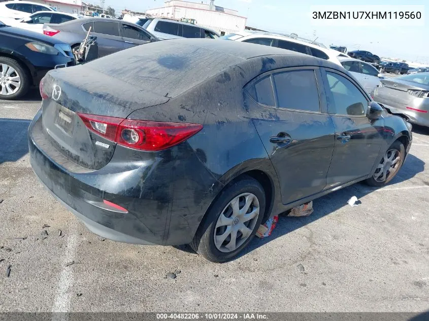 3MZBN1U7XHM119560 2017 Mazda Mazda3 Sport