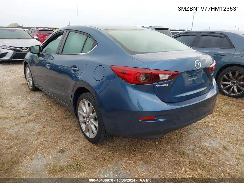 2017 Mazda 3 Touring VIN: 3MZBN1V77HM123631 Lot: 40486870