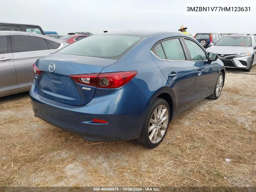 2017 Mazda 3 Touring VIN: 3MZBN1V77HM123631 Lot: 40486870