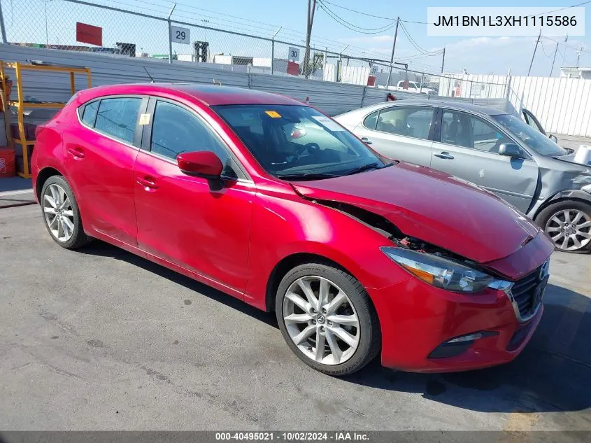 JM1BN1L3XH1115586 2017 Mazda Mazda3 Touring 2.5