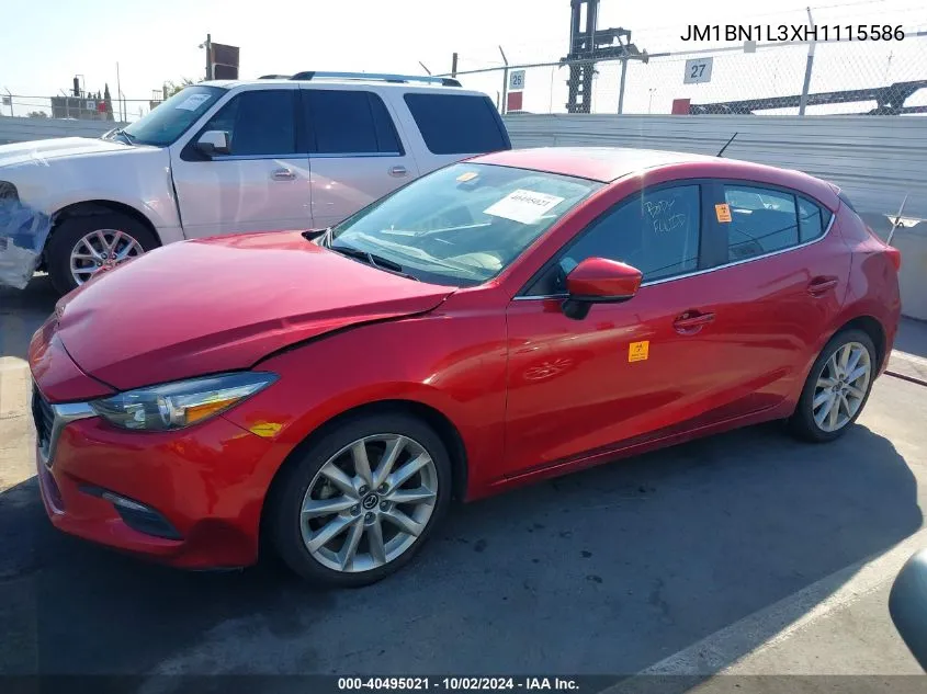 2017 Mazda Mazda3 Touring 2.5 VIN: JM1BN1L3XH1115586 Lot: 40495021