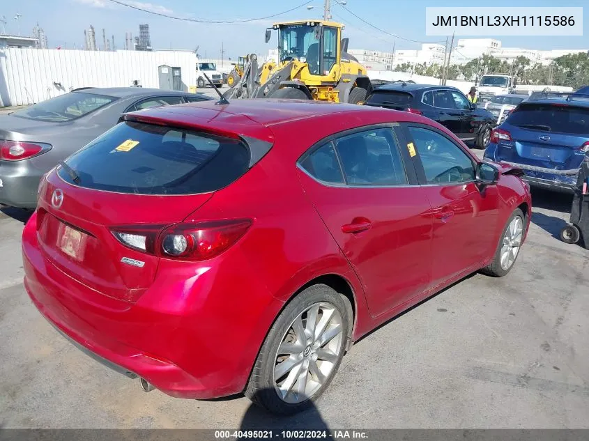 JM1BN1L3XH1115586 2017 Mazda Mazda3 Touring 2.5