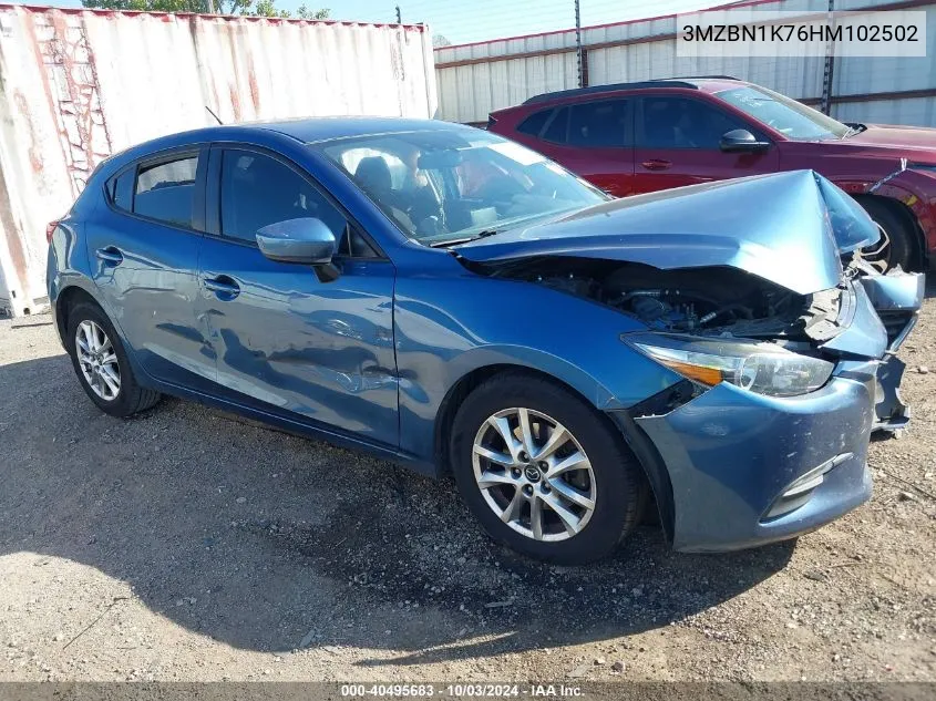 2017 Mazda Mazda3 Sport VIN: 3MZBN1K76HM102502 Lot: 40495683