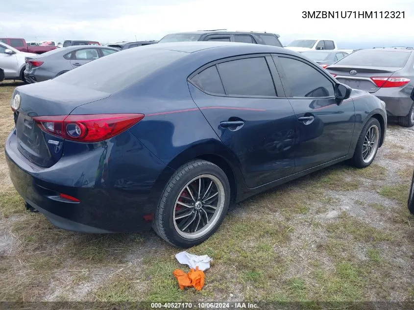 3MZBN1U71HM112321 2017 Mazda Mazda3 Sport