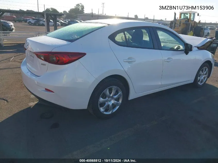 2017 Mazda 3 Sport VIN: 3MZBN1U73HM153906 Lot: 40568812