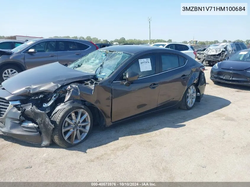 2017 Mazda Mazda3 4-Door Touring VIN: 3MZBN1V71HM100684 Lot: 40573976