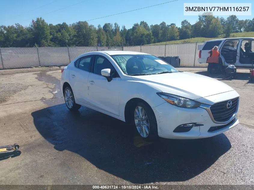 2017 Mazda Mazda3 Touring VIN: 3MZBN1V77HM116257 Lot: 40631724