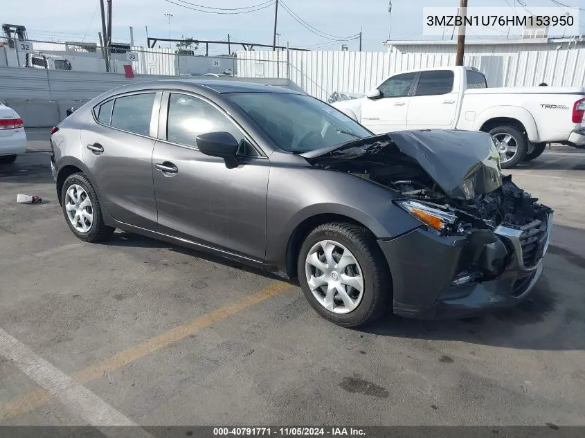 2017 Mazda Mazda3 Sport VIN: 3MZBN1U76HM153950 Lot: 40791771