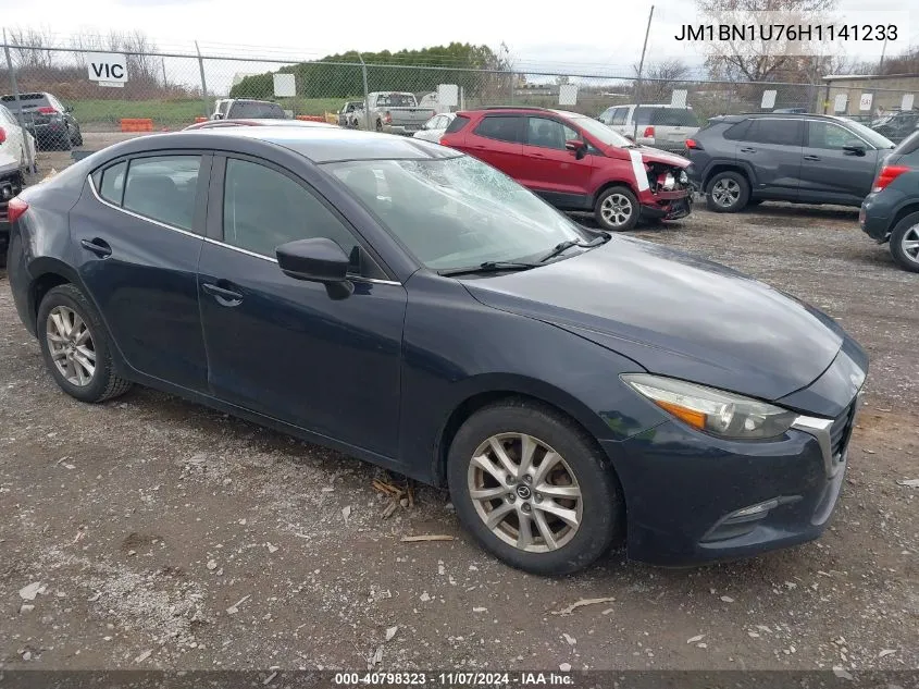 2017 Mazda Mazda3 Sport VIN: JM1BN1U76H1141233 Lot: 40798323