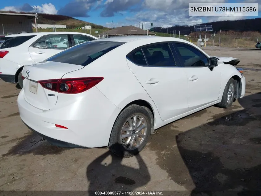 2017 Mazda Mazda3 Sport VIN: 3MZBN1U78HM115586 Lot: 40885577