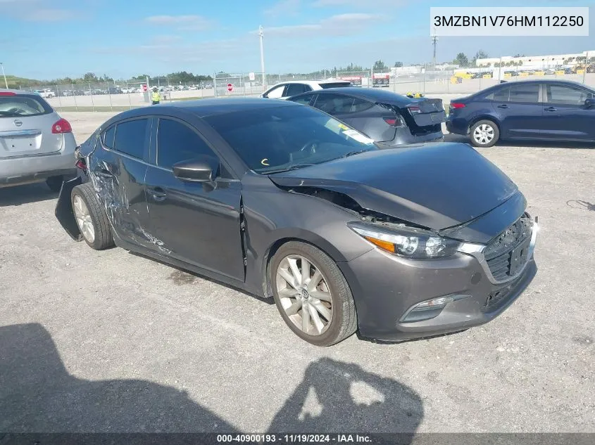 2017 Mazda Mazda3 Touring VIN: 3MZBN1V76HM112250 Lot: 40900193