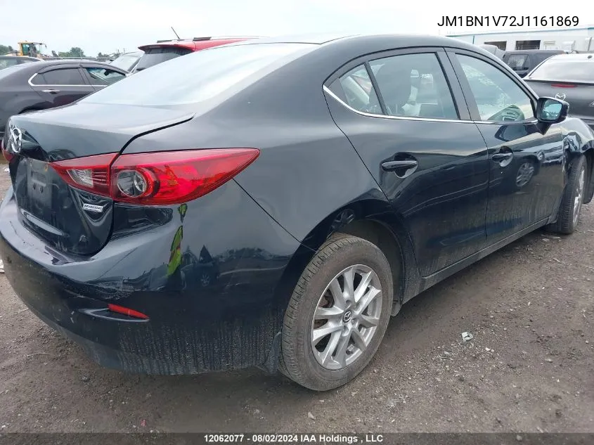 2018 Mazda Mazda3 VIN: JM1BN1V72J1161869 Lot: 12062077