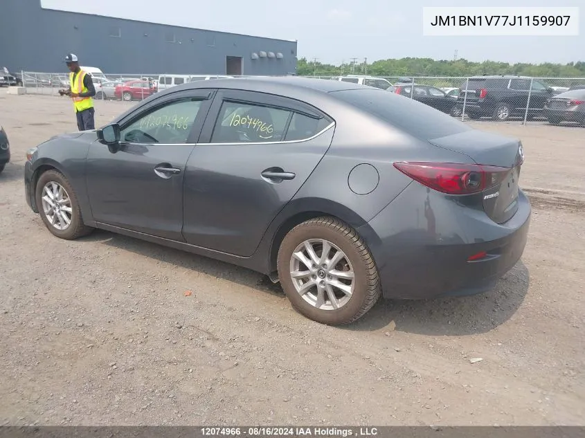 2018 Mazda 3 Touring VIN: JM1BN1V77J1159907 Lot: 12074966