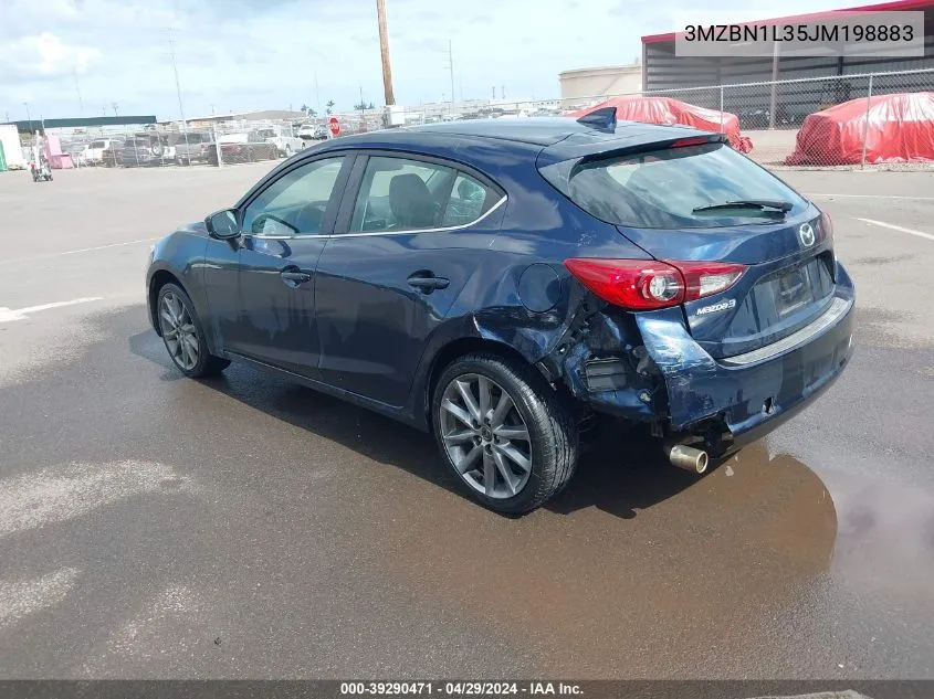 2018 Mazda Mazda3 Touring VIN: 3MZBN1L35JM198883 Lot: 39290471