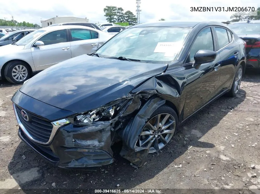 3MZBN1V31JM206670 2018 Mazda Mazda3 Touring