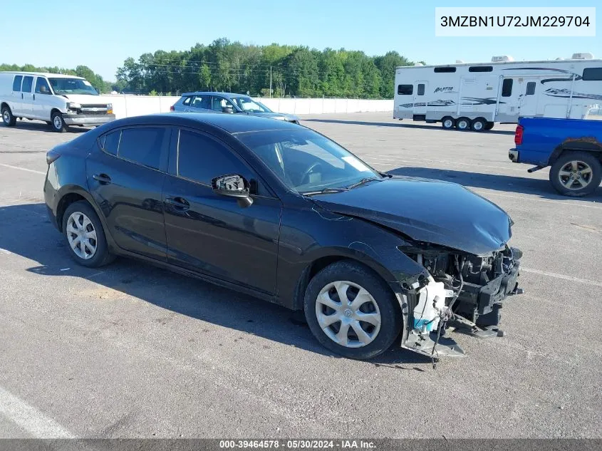 3MZBN1U72JM229704 2018 Mazda Mazda3 Sport