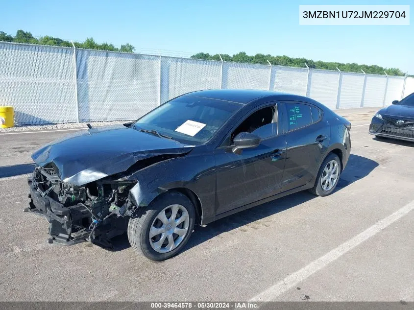 2018 Mazda Mazda3 Sport VIN: 3MZBN1U72JM229704 Lot: 39464578