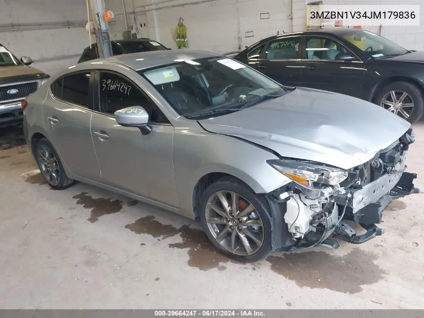 2018 Mazda Mazda3 Touring VIN: 3MZBN1V34JM179836 Lot: 39664247