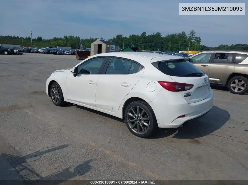 2018 Mazda 3 Touring VIN: 3MZBN1L35JM210093 Lot: 39810891