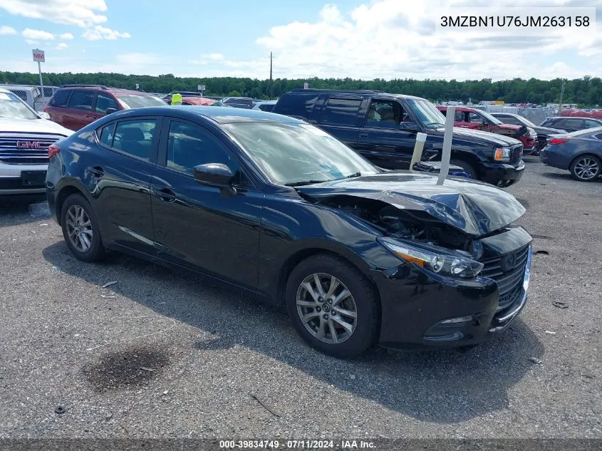 2018 Mazda Mazda3 Sport VIN: 3MZBN1U76JM263158 Lot: 39834749