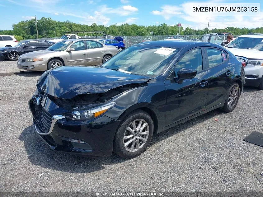 2018 Mazda Mazda3 Sport VIN: 3MZBN1U76JM263158 Lot: 39834749