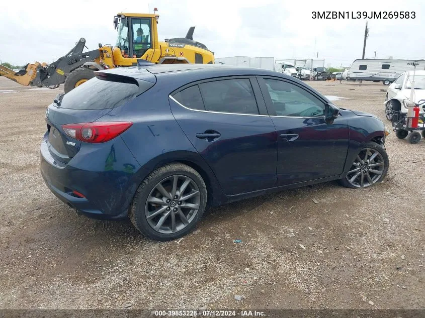 2018 Mazda Mazda3 Touring VIN: 3MZBN1L39JM269583 Lot: 39853228