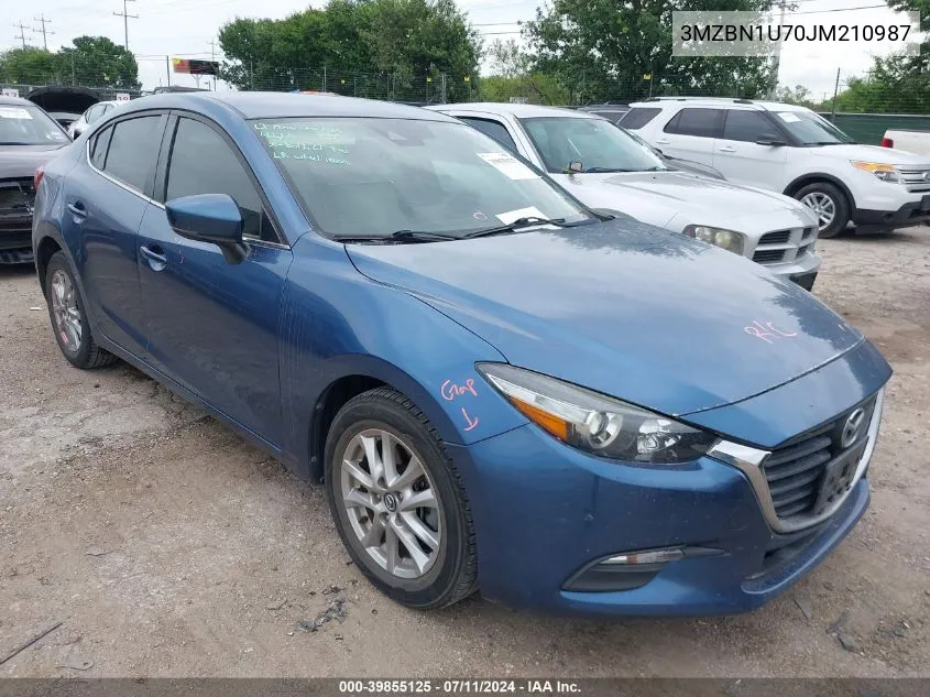 3MZBN1U70JM210987 2018 Mazda Mazda3 Sport