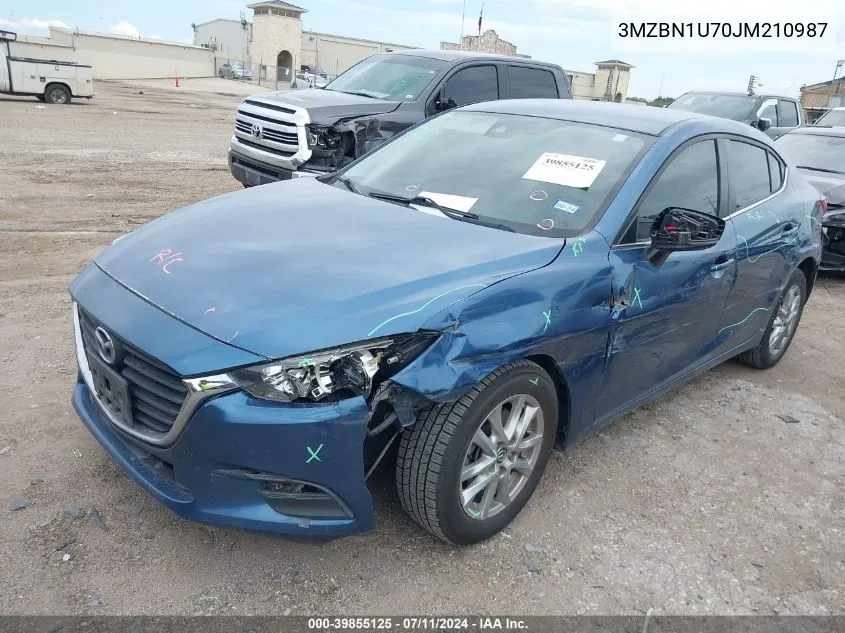 3MZBN1U70JM210987 2018 Mazda Mazda3 Sport