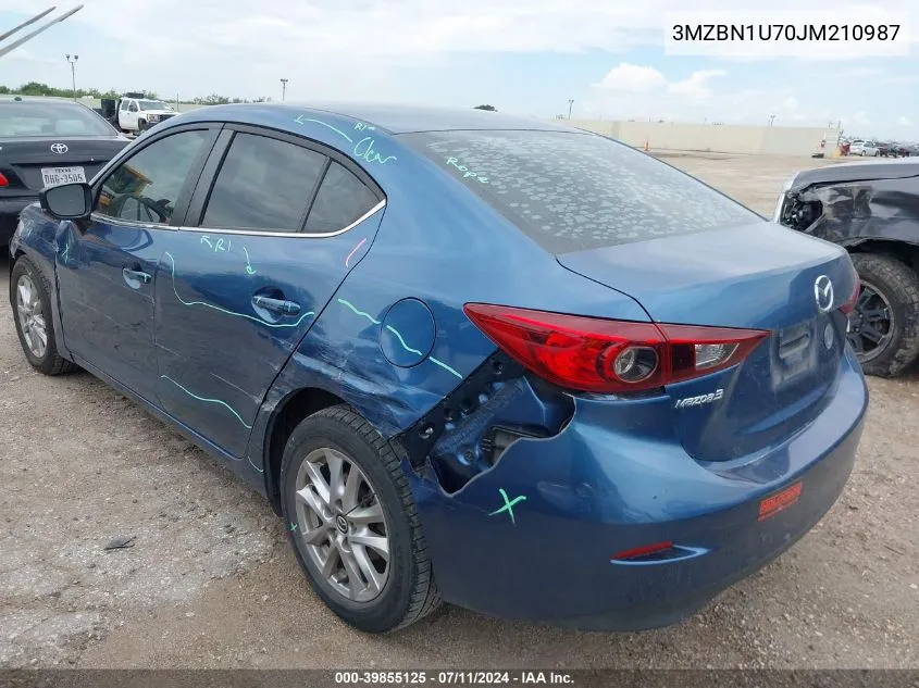 3MZBN1U70JM210987 2018 Mazda Mazda3 Sport