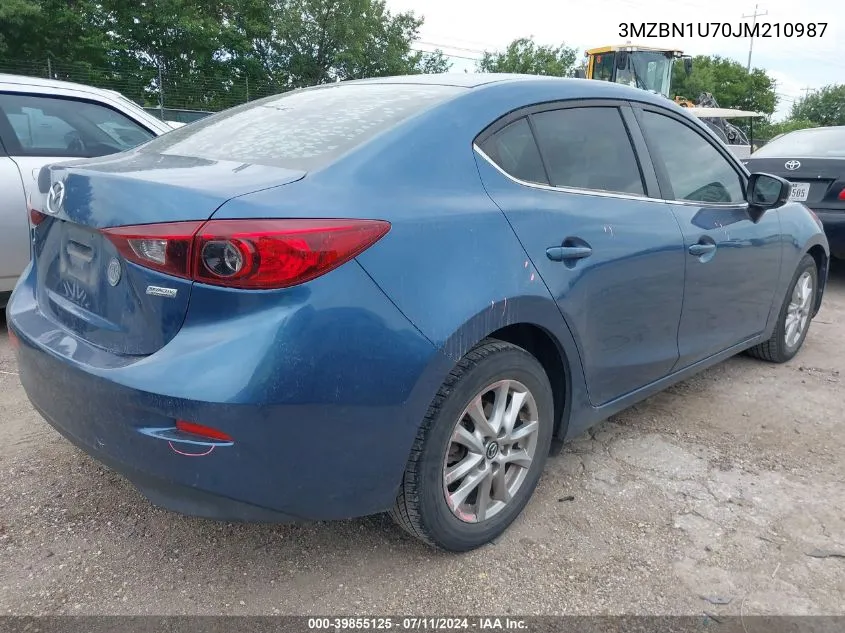 3MZBN1U70JM210987 2018 Mazda Mazda3 Sport