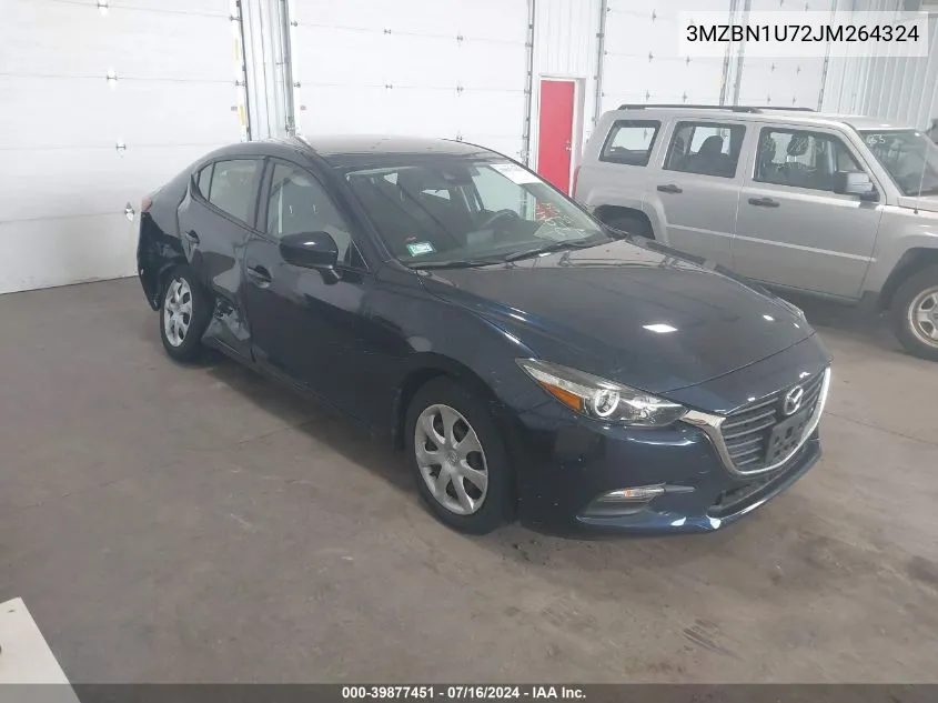 3MZBN1U72JM264324 2018 Mazda Mazda3 Sport