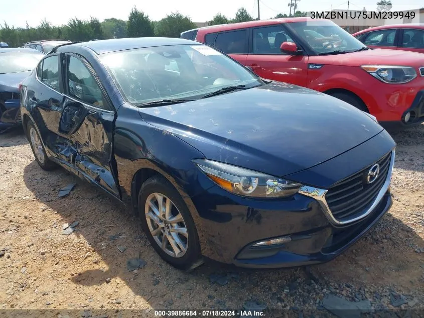 3MZBN1U75JM239949 2018 Mazda Mazda3 Sport