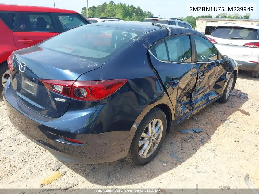 2018 Mazda Mazda3 Sport VIN: 3MZBN1U75JM239949 Lot: 39886684