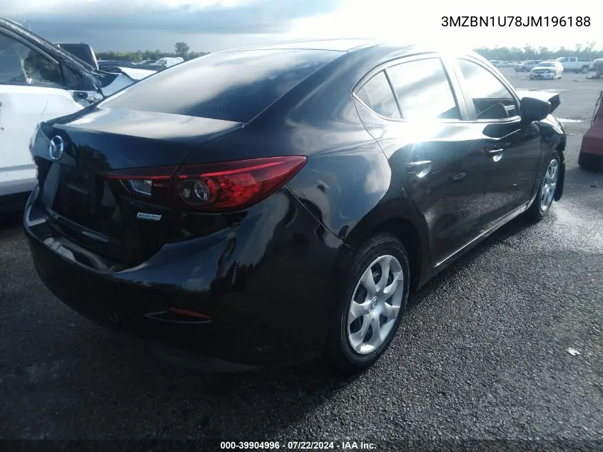 2018 Mazda Mazda3 Sport VIN: 3MZBN1U78JM196188 Lot: 39904996