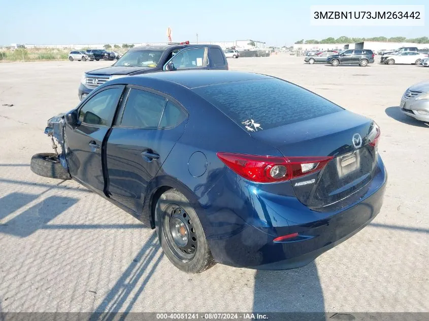 2018 Mazda Mazda3 Sport VIN: 3MZBN1U73JM263442 Lot: 40051241