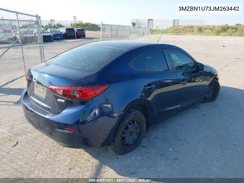 2018 Mazda Mazda3 Sport VIN: 3MZBN1U73JM263442 Lot: 40051241