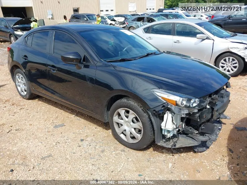 2018 Mazda Mazda3 Sport VIN: 3MZBN1U72JM229721 Lot: 40067382