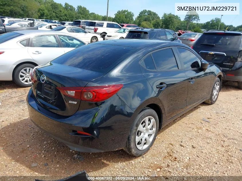 3MZBN1U72JM229721 2018 Mazda Mazda3 Sport