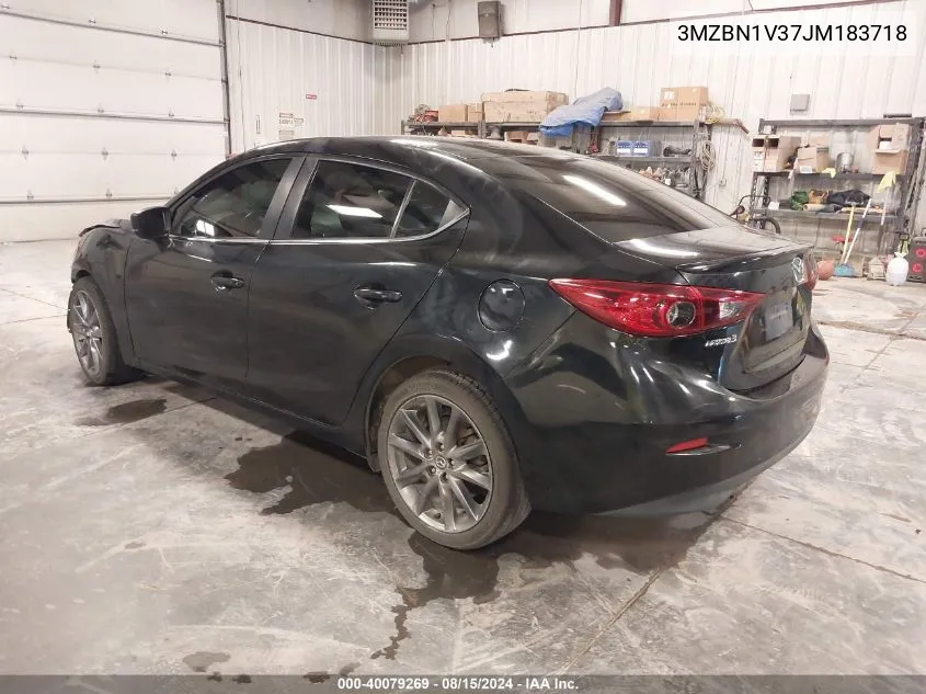 2018 Mazda Mazda3 Touring VIN: 3MZBN1V37JM183718 Lot: 40079269