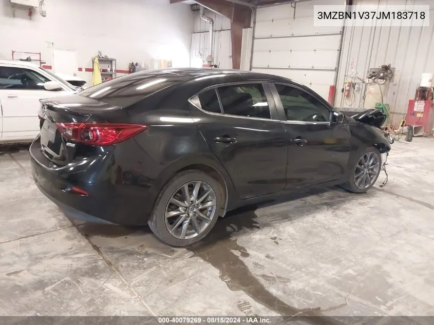 2018 Mazda Mazda3 Touring VIN: 3MZBN1V37JM183718 Lot: 40079269