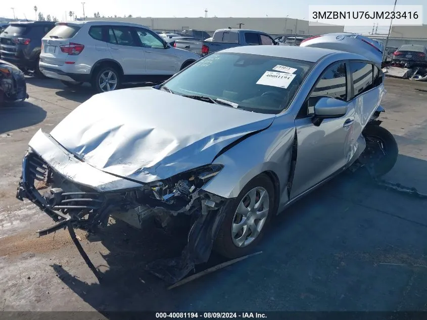 3MZBN1U76JM233416 2018 Mazda Mazda3 Sport