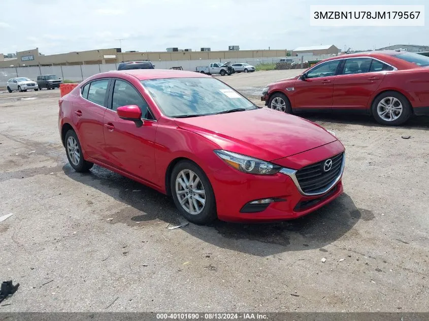 3MZBN1U78JM179567 2018 Mazda Mazda3 Sport