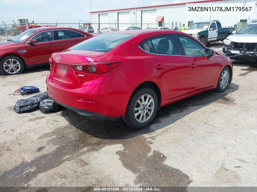 2018 Mazda Mazda3 Sport VIN: 3MZBN1U78JM179567 Lot: 40101690