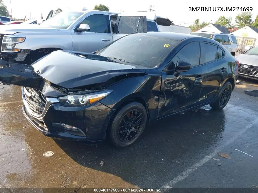 3MZBN1U7XJM224699 2018 Mazda Mazda3 Sport