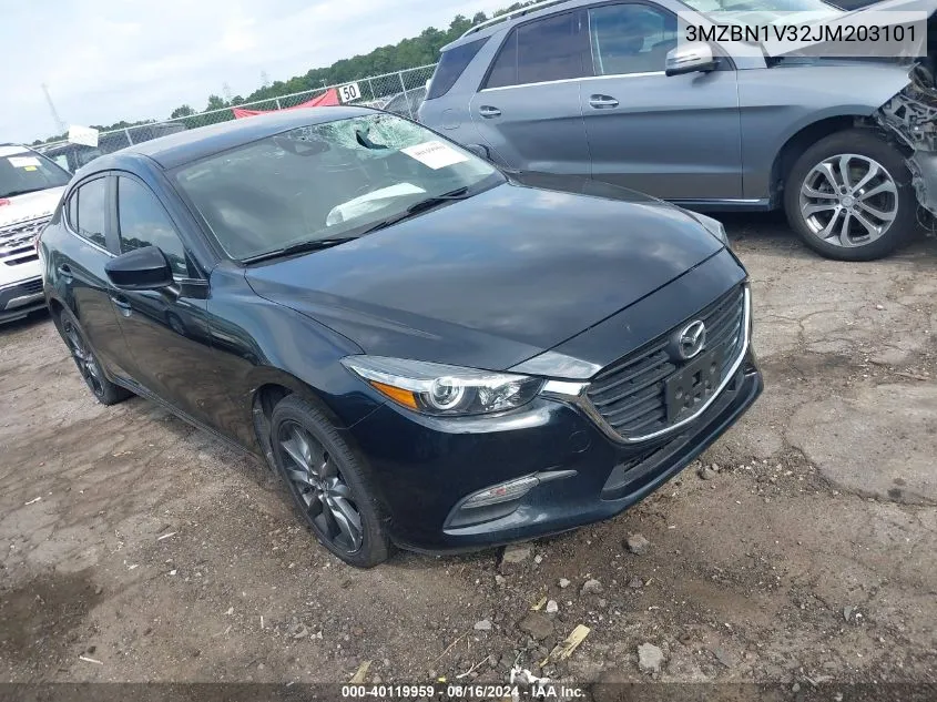 2018 Mazda Mazda3 Touring VIN: 3MZBN1V32JM203101 Lot: 40119959