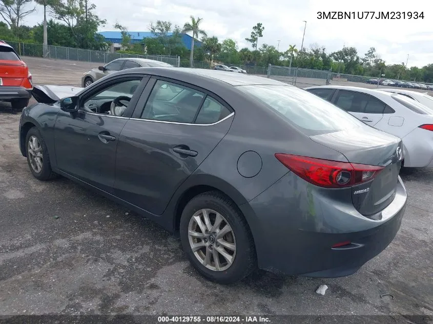 3MZBN1U77JM231934 2018 Mazda Mazda3 Sport