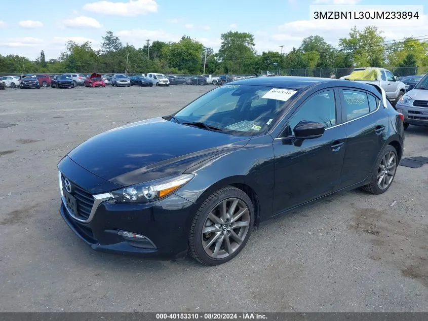 2018 Mazda Mazda3 Touring VIN: 3MZBN1L30JM233894 Lot: 40153310