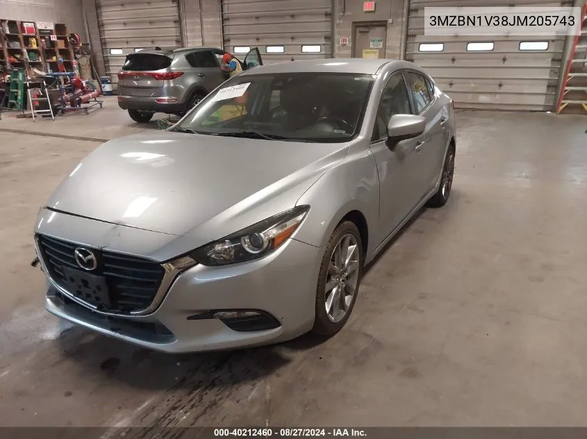 3MZBN1V38JM205743 2018 Mazda Mazda3 Touring